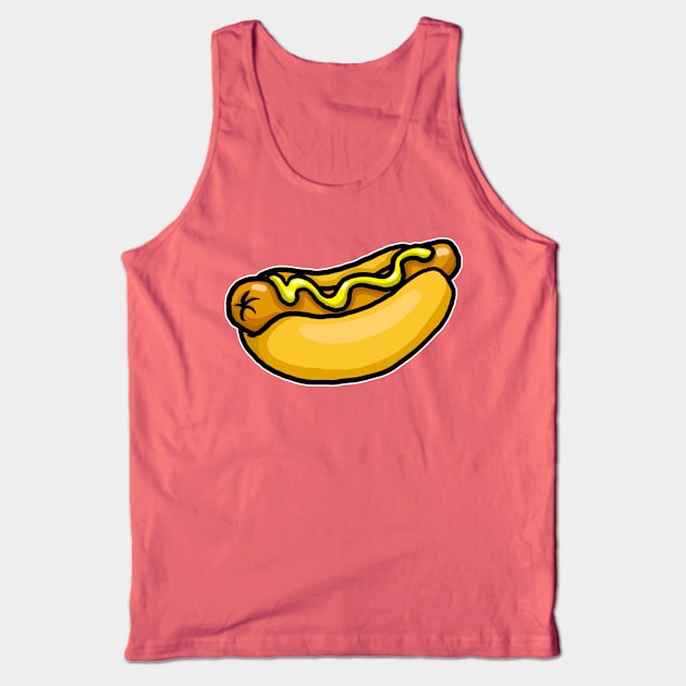 Hot Dog and Mustard! Tank Top by Laughin' Bones